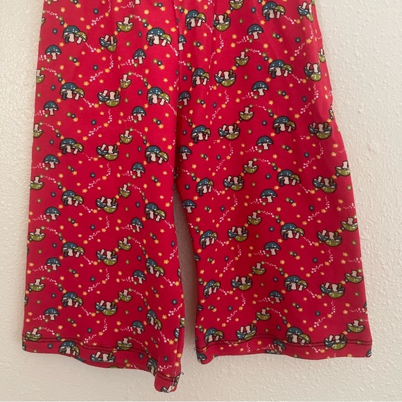 Custom Leggings Pants Yoga Waist 17” (approx 18m) Garden Mushroom Boho Theme - Picture 2 of 2